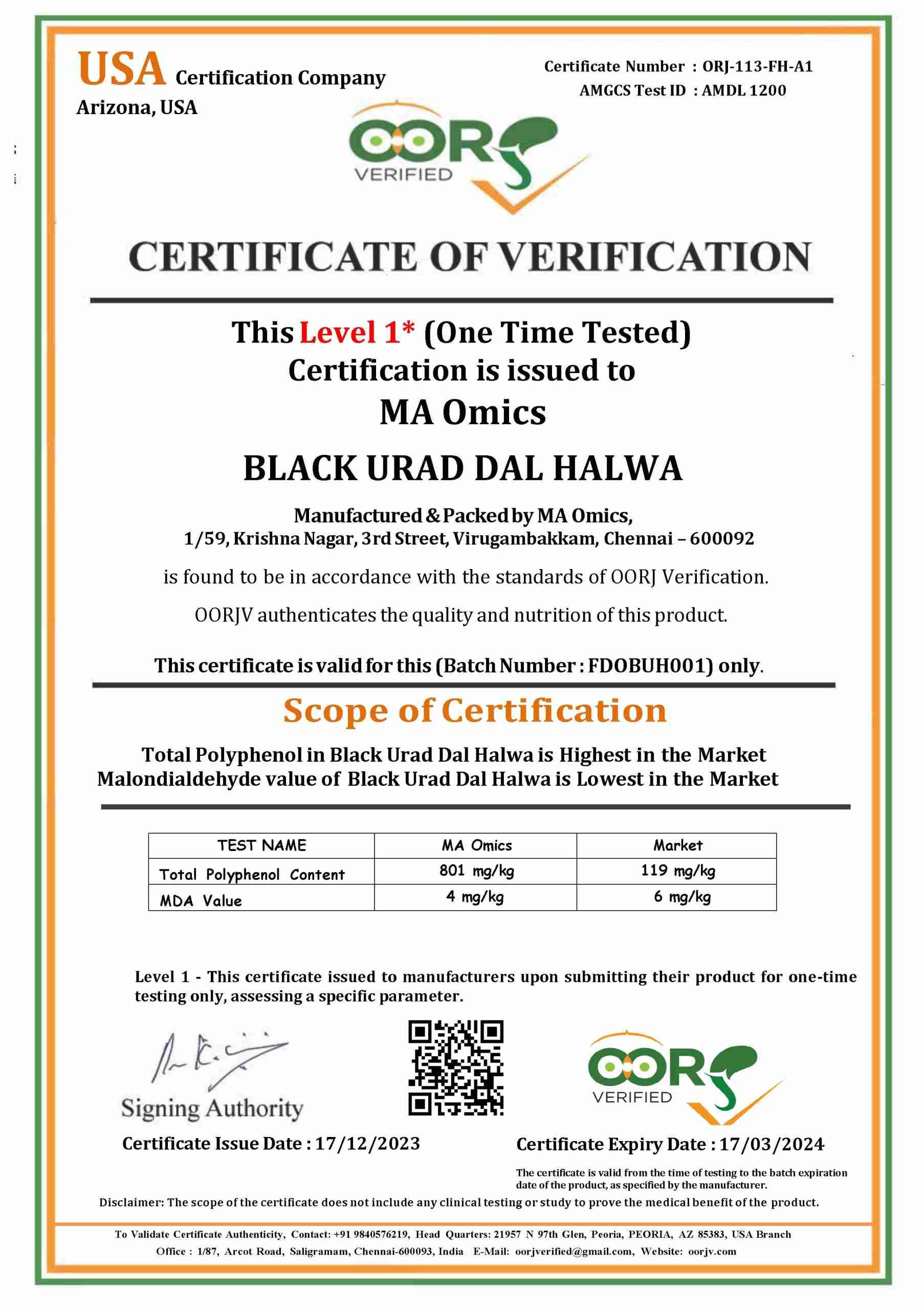 Black Urad Dal Halwa