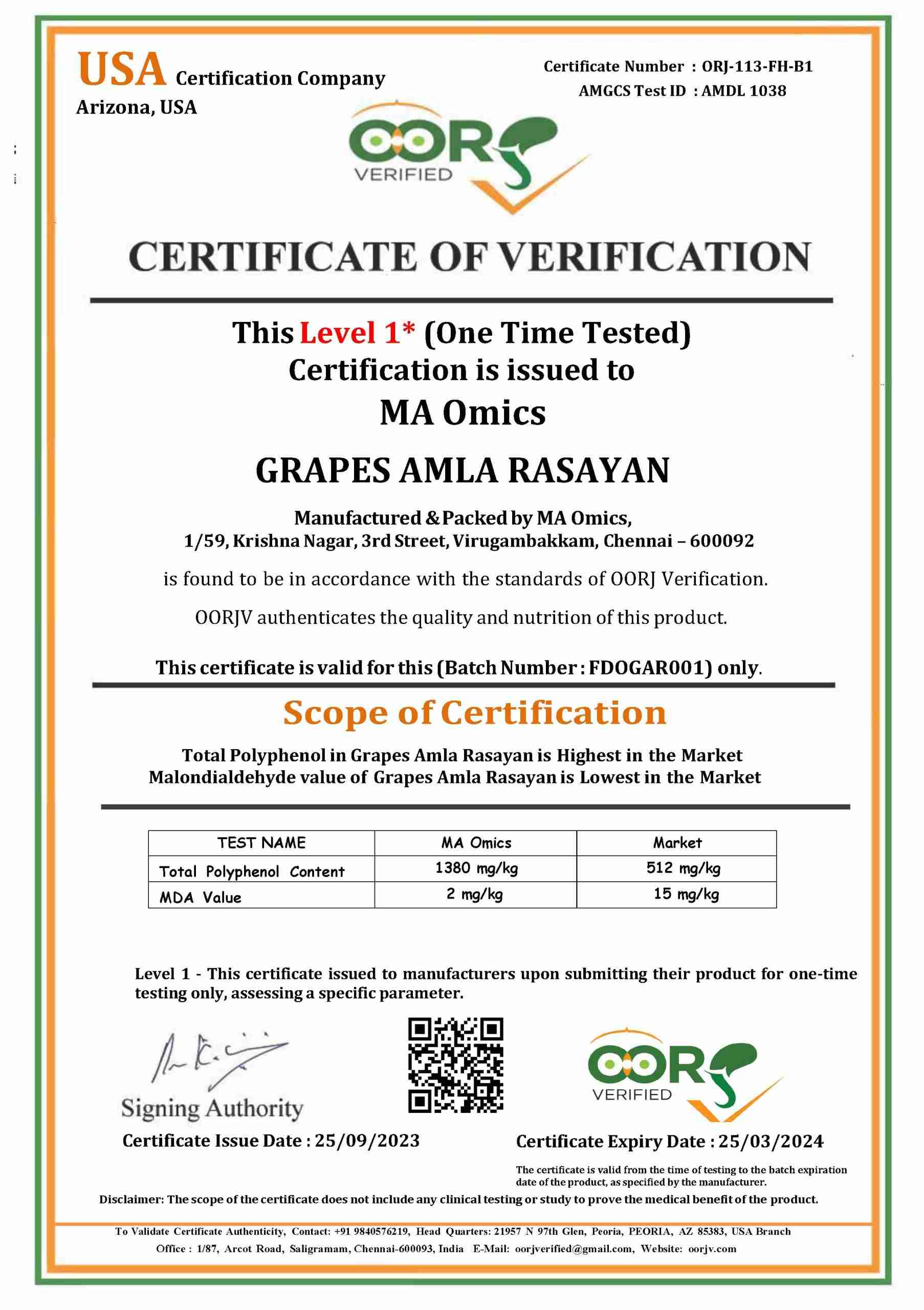 Grapes Amla Rasayan