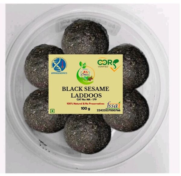 MA Omics Black Sesame Laddoos