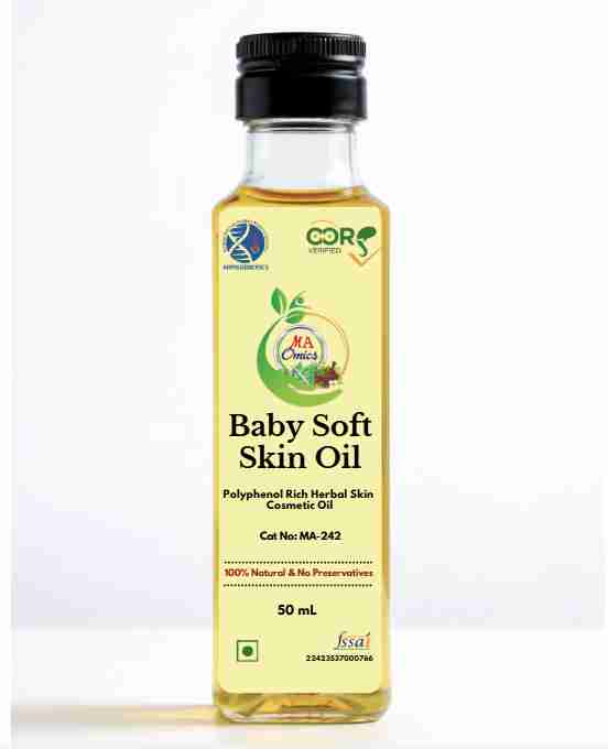 Baby Soft Herbal Skin Cosmetic Oil is good for regular diaper care routine